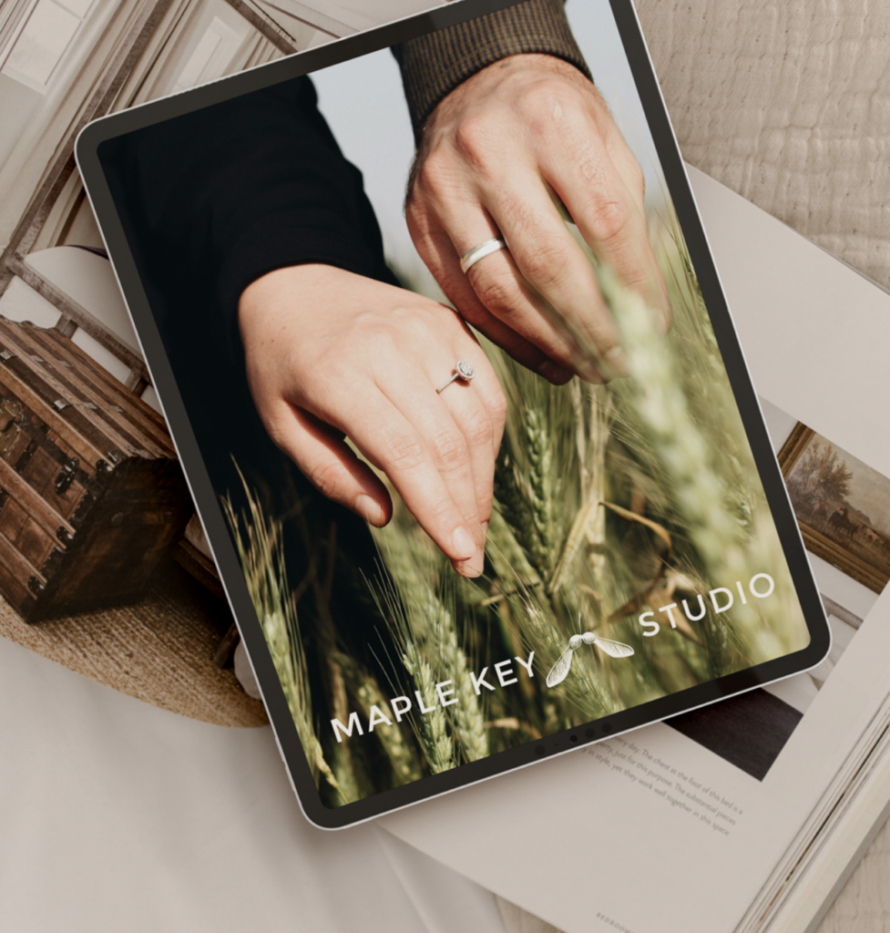 Image mockup and semi-custom brand designed by Jenny Henderson Studio